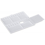 Yasutomo Palette Plastic Fold Up 3 Sections 8 1/4 x 3 3/4 x 5/8