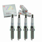4 pc NGK Laser Iridium Spark Plugs compatible with Subaru WRX STI 2.5L H4 2013-2018