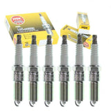 6 pc NGK G-Power Spark Plugs compatible with Jeep Wrangler 3.8L V6 2007-2011