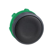 Schneider Electric ZB5AA2 Harmony XB5 Non-Illuminated Push-Button Head, Dark Grey Plastic Bezel, Fits 22mm Diameter Cutouts, Spr