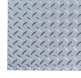 MD Building Products 57306 Alum SHT Diamond Tread, 12 x 24 x 0.025, Aluminum