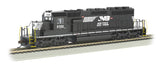 Bachmann Trains EMD SD402 Dcc Ready Diesel Locomotive Norfolk Southern #6160 (Thoroughbred) HO Scale, Prototypical Black