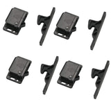 Decorite 5838-4 Pack - RV Cabinet Door Black Push Latch Grabber - Holder- 5lb - C3-805 - H315