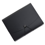 Ecomistiq Expanding File Wallet 13 Pocket Waterproof Paperwork Folder For Work Black | Files & Supplies Filing, Storage Binding