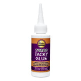 Aleenes Turbo Tacky Glue for Crafts, Needlenose Tip for Precision Application, Stong Bond Adhesive, Dries Clear, 2 fl oz