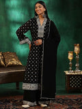 Libas Women'S Georgette Kurta Sets (48872_Black_Xl)