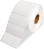 True-Ally 50X25 Non Tearable Waterproof - Polyester Glossy Premium - 2 X 1 Inches - 50Mm X 25Mm - 1000 /Roll - Peral White Self