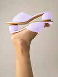 Shoetopia Clear Strap Solid Purple Block Heels For Women & Girls /Uk5,Purple,5,B0BZPTZLL8