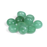 2TTFishoo 15PCS Big Hole Natural Stone Beads Gemstone for Jewelry Making,Rondelle European Loose Beads for DIY Making,Green Aven
