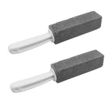 BEAHING Toilet Cleaning Stone Set, 2PCS Pumice Stone with Handle for Hard Water Ring, Stain Remover