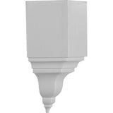 Ekena Millwork MIC03X03BI Inside Corner for Moulding Profiles Less Than 3 1/8 7/8 H, 3 1/8P x 3 1/8W x 7 3/4H, White