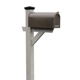 highwood Hazelton Mailbox Post, Harbor Gray