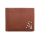 Aeropostale Men Springhill Leather Global Coin Wallet Tan, No. Of Card Slot : 4