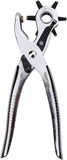 Amazon Basics Leather Hole Punch Set, Rotary Puncher, Multi Hole Sizes Maker Tool, Pack Of 1