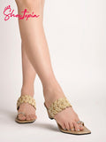 Shoetopia Women'S Girls-Hm-161 Heeled Sandal-6 Kids Uk (Girls-Hm-161-Golden)-Eu39,Gold,6,B0D4VQKNX2