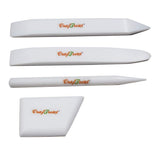 CrafTreat Teflon Bone Folder and Scoring Tool Set Large, Ergo Square, Lifter and Burnisher Paper Scorer, Card Folder, Bindin