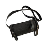 Snappsy Small Crossbody Handbag For Women Adjustable Strap Pu Leather Shoulder Purse Black