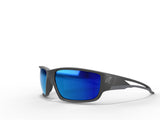 Edge SK118 Kazbek Wrap-Around Safety Glasses, Anti-Scratch, Non-Slip, UV 400, Military Grade, ANSI/ISEA & MCEPS Compliant, 5.04