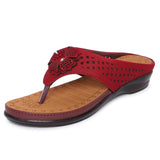 Ortho Joy Fancy Doctor Slippers | Soft Chappal For Women | Comfortable Footwear For Women,Maroon,8,B09VLCBVSZ