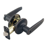 Design House 702340 Delavan Privacy Bed and Bath Door Lever Oil Rubbed Bronze