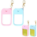KYRGEU Hand Sanitizer Spray Case Compatible with Touchland Power Mist 1 oz - Silicone Case with Keychain for Touch Land Mist 1 f