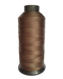 Bonded Nylon Sewing Thread Size #138 T135 1250yds for Outdoor Upholstery (Dark Brown)