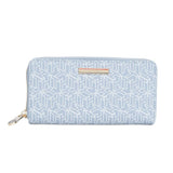 Tommy Hilfiger Karoline Women Zip Around Wallet Sky Blue, No. Of Card Slot : 8