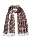 Cashmere Craft Viscose Rayon Printed Stole For Women