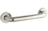 KOHLER K-14560-SN Contemporary 12-Inch Grab Bar, Vibrant Polished Nickel