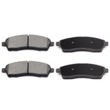 ECCPP D757-7626 Rear Semi Metallic Disc Brake Pad Set Fit For Ford For Excursion 2000-2005,For Ford For F-250 Super Duty 1999-20