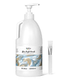 Nicpro Gloss Varnish for Acrylic Painting, 33.8oz Bottle with Pump, Non-Yellowing, Non-Toxic, Anti-Crazing, Clear Acrylic Varnis