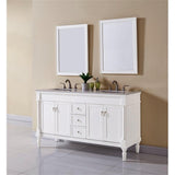 Elegant Decor Lexington 60 Wood Single Bathroom Vanity In Antique White