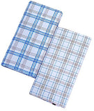 Weavers Villa Men'S White Unstiched Cotton Lungi - Set Of 2 (Length - 2 Meters)