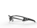 EDGE Khor G2 ANSI Z87 Safety Glasses for Men: Shatter Resistant, Anti-Slip Frames, Nylon Lenses, Clear Z87 Safety Glasses for Me