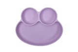 Abiie Octopod Frog Silicone Plates with Suction - Spill Proof, Easy to Clean - BPA-Free Bowl - Suction Plates for Baby and Toddl