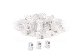 Seefeful 100 PackRJ9 4P4C Phone Modular Telephone Cord Connector Adapter Crimp (4P4C)