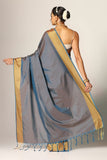Leriya Fashion Womens Saree || Cotton Silk Solid Saree With Golden Border & Fancy Tassel On Pallu || Saree With Unstitched Blous