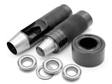 CRAFTMEMORE 3/4 Grommet Tool Kit Eyelet Setting Tool Grommet Setter Hole Punch Cutter & Pack of 10 Grommets