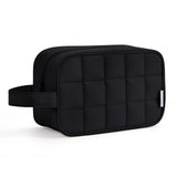 Narwey Puffy Travel Toiletry Bag for Traveling Women Girl, Travel Bag for Toiletries, Cute Makeup Bag Cosmetic Bag Organizer, Qu