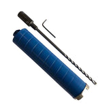 21/2 Dry Diamond Core Bit for Brick and Block with 5/811 Pilot Bit Adapter, 9.5 Drilling Depth, 5/811 Arbor