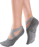 Chintavan Enterprise WomenS Yoga, Pilates, Ballet Athletic Socks, Grey, 1 Count