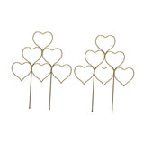 Enakshi 2 Pieces Plant Trellis Metal Garden Trellis For Potted Plants Pothos Jasmine Gold|Home & Garden | Yard, Garden & Outdoor