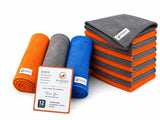 Rinada Microfiber Cleaning Cloths 12 Pack 40x40 cm (16x16 in)