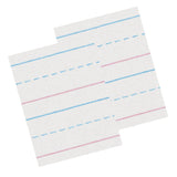 Zaner-Bloser Sulphite Handwriting Paper, Dotted Midline, Grade 1, 5/8 x 5/16 x 5/16 Ruled Long, 10-1/2 x 8, 500 Sheets Per Pack,