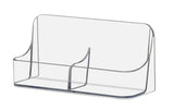 Marketing Holders 6 Pack Acrylic Business Card Holder for Desk Vertical Business Card Display Clear Business Card Organizer 2 Sl