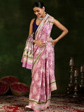 Libas Women'S Cotton Saree (16120_Lavender)