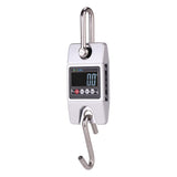 Klau Digital Hanging Scale High Precision Sensor 300 Kilogram / 600 Pound Industrial Crane Scale Silver for Farm Factory Hunting
