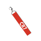 Signoogle 1 Pcs Cr7 Theme Lanyard Tag With Swivel Lobster For Gift Luggage Bags Purse Backpack Laptop Bags Boys Men Girls Womens