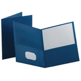 Oxford(R) TwinPocket Portfolios, Dark Blue, Pack Of 10