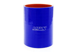 HPS HTSC238L6BLUE Silicone High Temperature 4ply Reinforced Straight Coupler Hose, 60 PSI Maximum Pressure, 6 Length, 2.38